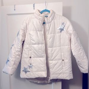 Judith March You’re a Star White Puffer Jacket L